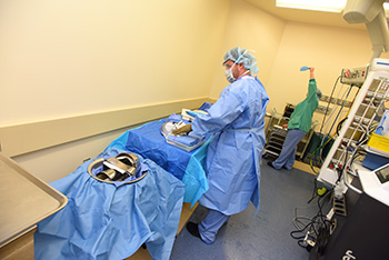 پارچه اسپان باند آبی پزشکی گان جراح